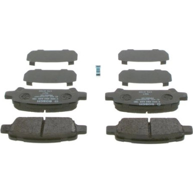 Bremsklötze | SUBARU Forester, Impreza | 0 986 494 445
