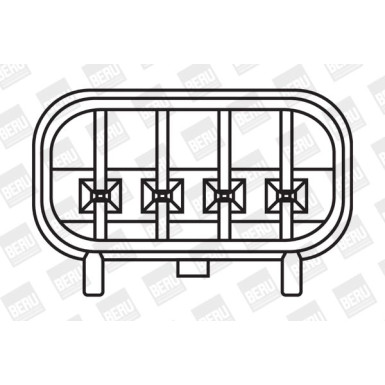 BorgWarner (BERU) Zündspule ZS372