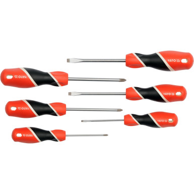 YT-25965 Schraubendrehersatz 6-Tlg. YT-25965 Schraubendrehersatz 6-Tlg.