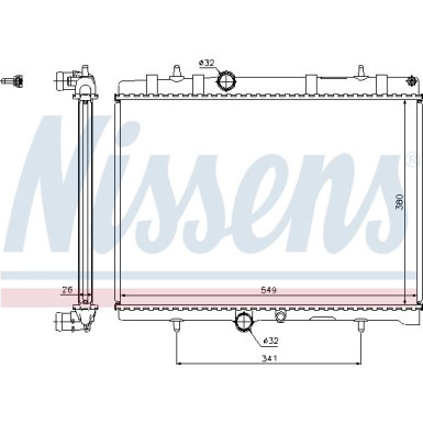 Wasserkühler PKW | PEUGEOT 308 07 | 63606A