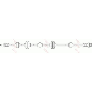 Bremsschlauch | ALFA 166 2.4 JTD 03-07 | PHB598
