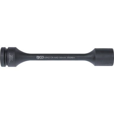 BGS Torsions-Kraft-Steckschlüssel-Einsatz Sechskant | Antrieb Innenvierkant 25 mm (1"""") | SW 30 mm | 350 Nm | 6942