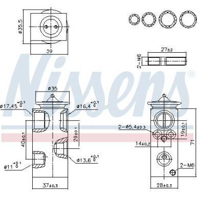 Expansionsventil Ford Fiesta 1.6 ST Ecoboost 09 FIRST FIT 999453