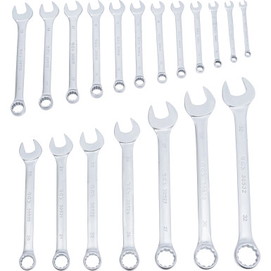 BGS Maul-Ringschlüssel-Satz | SW 8 - 32 mm | 19-tlg | 1219