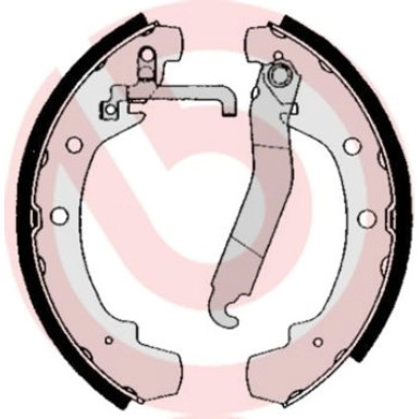 Bremsbackensatz HA | VW LT 28-35 75-96 | S 85 510