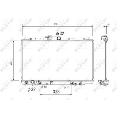 NRF Motorkühler 53744