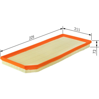 Luftfilter | VOLVO XC90,V70,XC70,S60 | F 026 400 026