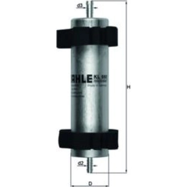 MAHLE Kraftstofffilter MAHLE Kraftstofffilter