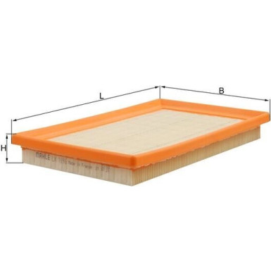 MAHLE Luftfilter LX 1896 MAHLE Luftfilter LX 1896
