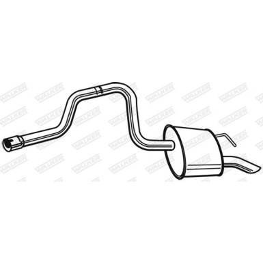 64 / Auspufftopf Hinten | FORD Mondeo III 2.0,2.2TDCi 01 | 23235 64 / Auspufftopf Hinten | FORD Mondeo III 2.0,2.2TDCi 01 | 23235