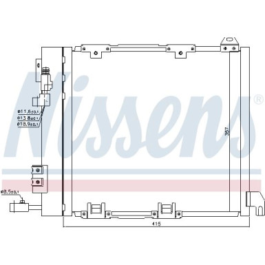 Kondensator PKW | OPEL Astra G 1.7TD,2,0Di 98 | 94385