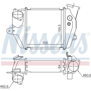 Ladeluftkühler PKW | Mazda 5 05 | 96032