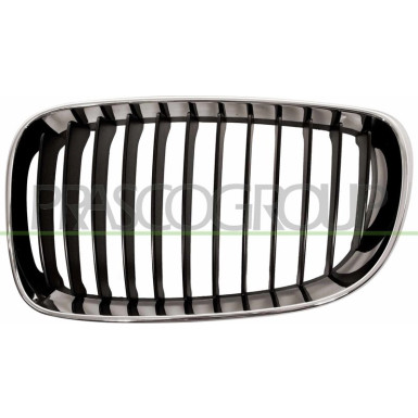 KÜHLERGRILL L SCHWARZ/CHROM PQ BMW 1ER E81/82/87/88 5,07-5,11 PremiumCertified 1711,409,2