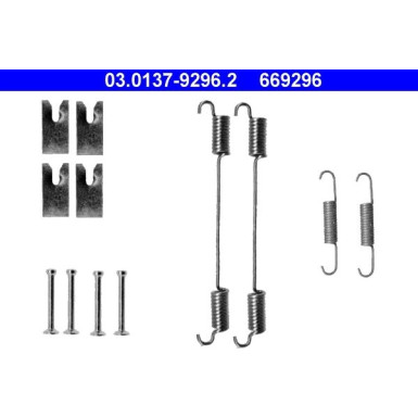 03.0137-9296.2 Zubehörsatz, Bremsbacken 03.0137-9296.2 Zubehörsatz, Bremsbacken