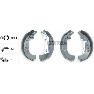 91081500 Bremsbackensatz 91081500 Bremsbackensatz