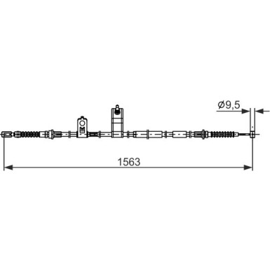 Handbremsseil | MAZDA MX-5 05-14 | 1987482897