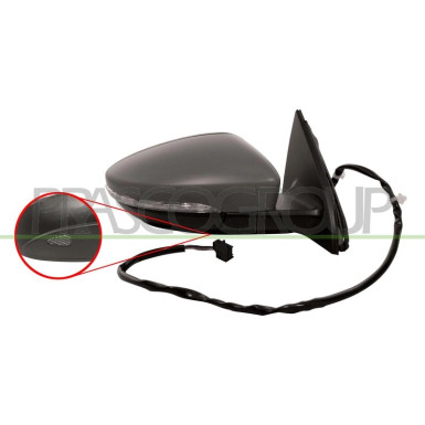 SPIEGEL R EL VERS HZB ASPH grundiert+BLI+BDL 7 VW PASSAT 8,10-7,14 Premium 7259,702,3