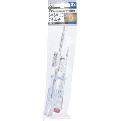 BGS Spannungsprüfer 120 - 250 V 140 / 190 mm 2-tlg BGS Do it yourself 721