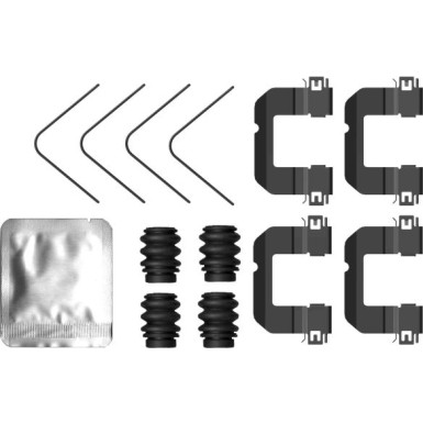 ZUBEHÖRSATZ, SCHEIBENBREMSBELAG | 82553400