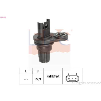 Sensor, Drehzahl Made in Italy - OE Equivalent 1.953.523
