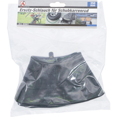 BGS Ersatz-Schlauch für Schubkarrenrad | 350 mm | 80661 BGS Ersatz-Schlauch für Schubkarrenrad | 350 mm | 80661