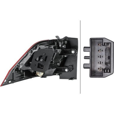 2SD 012 519-041 Heckleuchte 2SD 012 519-041 Heckleuchte