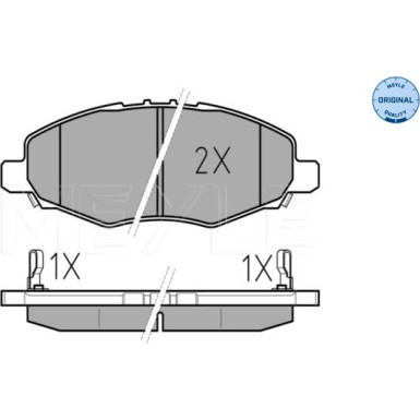 Bremsbelagsatz Toyota P. Hi-Lux 05- Mit Sensor | 025 245 2316/W
