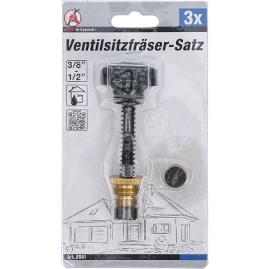 BGS Ventilsitzfräser-Satz 3/8 - 1/2 BGS Do it yourself 8041