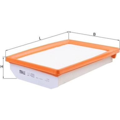MAHLE Luftfilter | LX 4333
