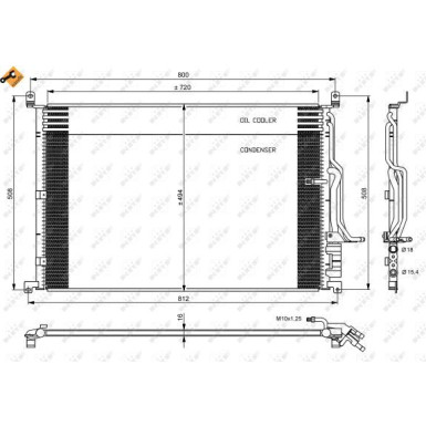 Kondensator, Klimaanlage EASY FIT 35923