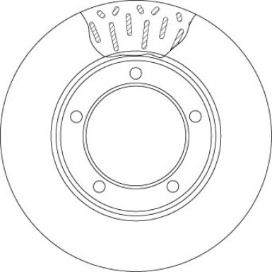 Bremsscheibe Toyota P. Landcruiser 98 | DF4506