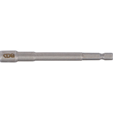 BGS Steckschlüssel-Einsatz Sechskant | extra lang | für Bohrmaschinen | Antrieb Außensechskant 6,3 mm (1/4"""") | SW 6 mm | 2762