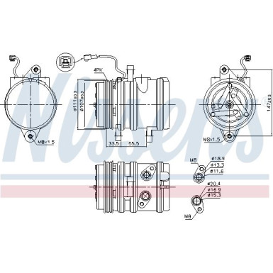 Kompressor PKW CHEVROLET KALOS 05 FIRST FIT 89275