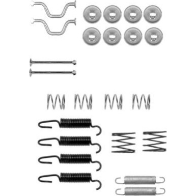 Zubehörsatz, Feststellbremsbacken | 97034700