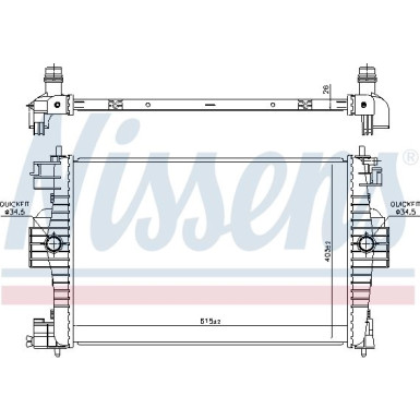 Wasserkühler PKW | Peugeot 308 1.6 GTI 10 | 636012