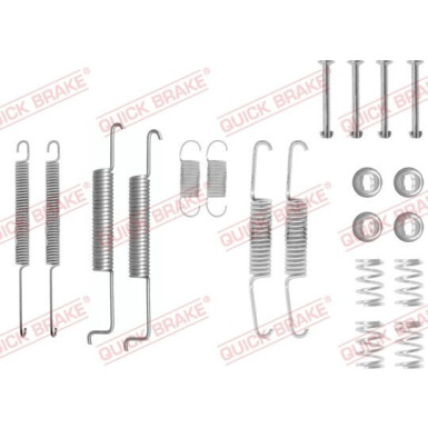 391-0597 Montagesatz f.Bremsbacken | AUDI 80,100,VW Golf,Passat 78 | 105-0597