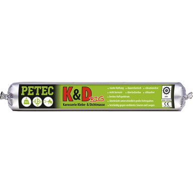 Petec K&D Schwarz Schlauchbeutel 600ml | 94760
