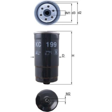 KC 199 Kraftstofffilter KC 199 Kraftstofffilter