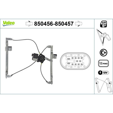 VALEO Fensterheber 850456 VALEO Fensterheber 850456