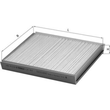 MAHLE Filter, Innenraumluft LA 84 MAHLE Filter, Innenraumluft LA 84