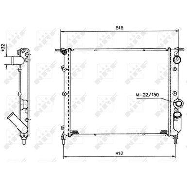 NRF Motorkühler NRF Motorkühler