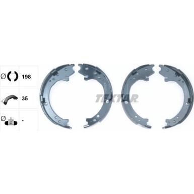Handbremsbacken Honda Cr-V 02-/07 | 91072300