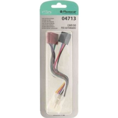 Phonocar ISO-Kabel für Autoradios 15 cm Citroen C1 2014>; Daihatsu Materia, Sirion 2008>, Terios; Peugeot 108 2014>; Subaru BRZ, Forester 2007>, Impreza 2007>, Justy 2008>, Legacy 2012>, Outback 2012>2015, Outback 2015>, Trezia 2011>, XV 2015>; Toyota alle Modelle außer Aygo 2014> und Land Cruiser 04713