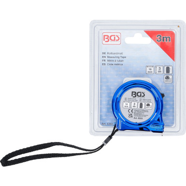 BGS Rollbandmaß | 16 mm x 3 m | 8393