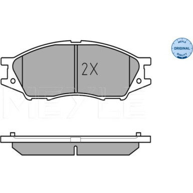 Bremsbelagsatz Nissan P. Almera N16 02- Mit Sensor | 025 246 4815/W