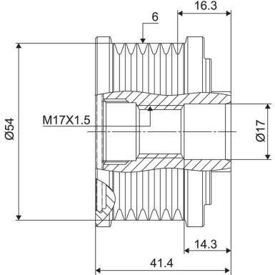 Generatorfreilauf | 588045