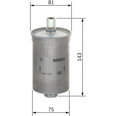 Kraftstofffilter Db W114 2,8/3,5/4,5 | 0 450 905 007