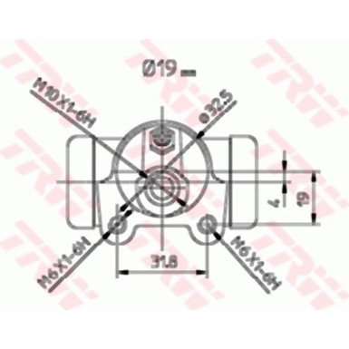 TRW Bremsrolle | BWD183