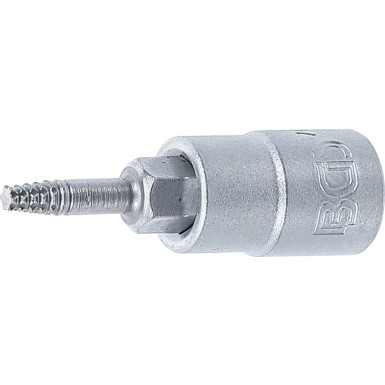 BGS Schraubenausdreher-Bit-Einsatz | Antrieb Innenvierkant 6,3 mm (1/4"""") | für defektes T-Profil (für Torx) T10 | 7098-T10