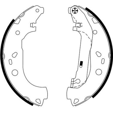 91061400 Bremsbackensatz 91061400 Bremsbackensatz